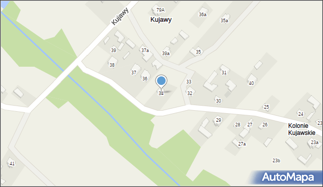 Kujawy, Kujawy, 34, mapa Kujawy