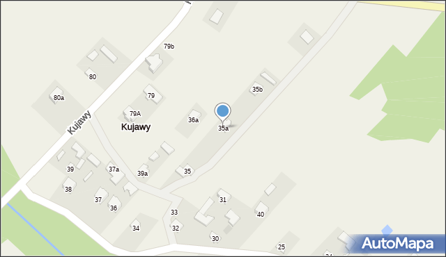 Kujawy, Kujawy, 35a, mapa Kujawy