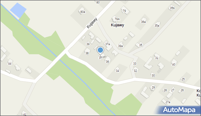 Kujawy, Kujawy, 37, mapa Kujawy