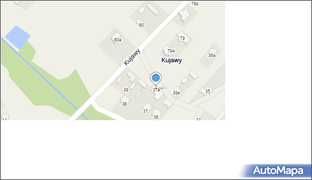 Kujawy, Kujawy, 37a, mapa Kujawy