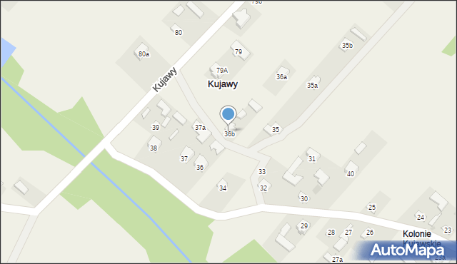 Kujawy, Kujawy, 39a, mapa Kujawy