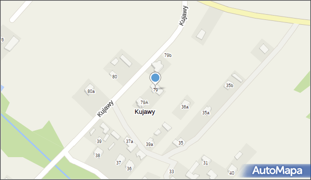 Kujawy, Kujawy, 79, mapa Kujawy