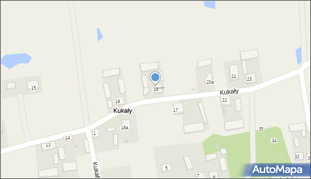 Kukały, Kukały, 19, mapa Kukały