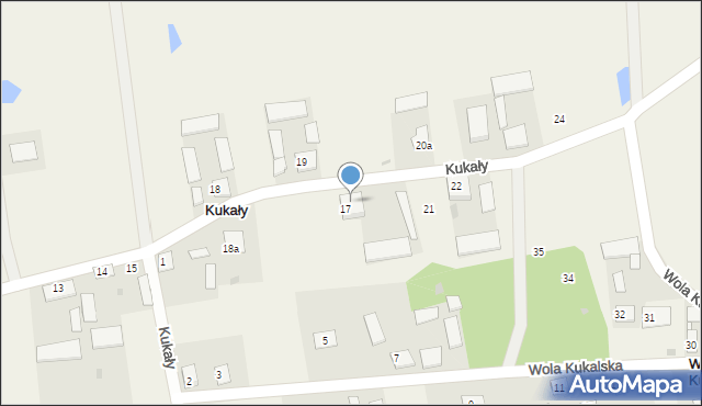 Kukały, Kukały, 20, mapa Kukały