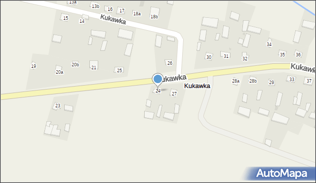 Kukawka, Kukawka, 24, mapa Kukawka