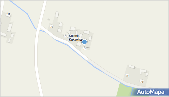 Kukawka, Kukawka, 77, mapa Kukawka