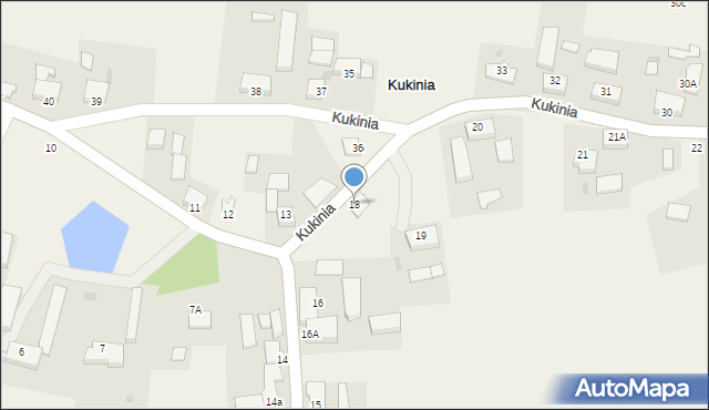 Kukinia, Kukinia, 18, mapa Kukinia