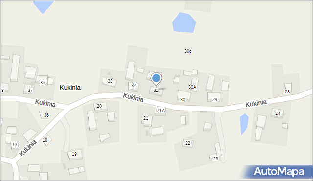 Kukinia, Kukinia, 31, mapa Kukinia