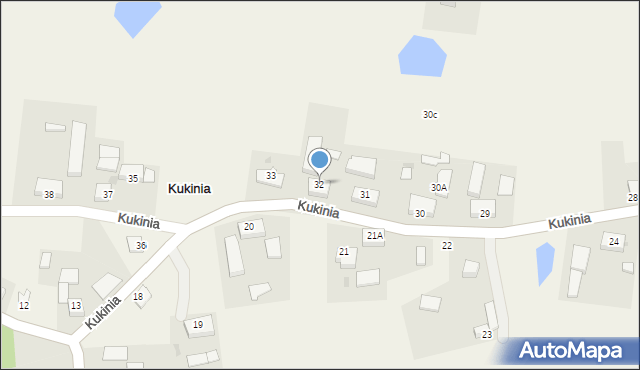 Kukinia, Kukinia, 32, mapa Kukinia