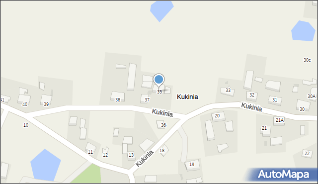 Kukinia, Kukinia, 35, mapa Kukinia