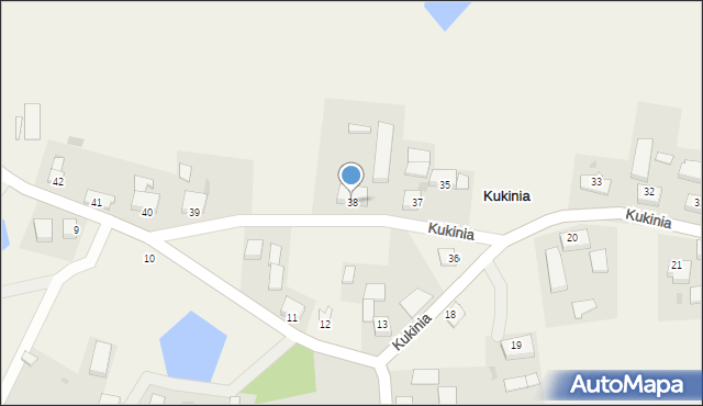 Kukinia, Kukinia, 38, mapa Kukinia