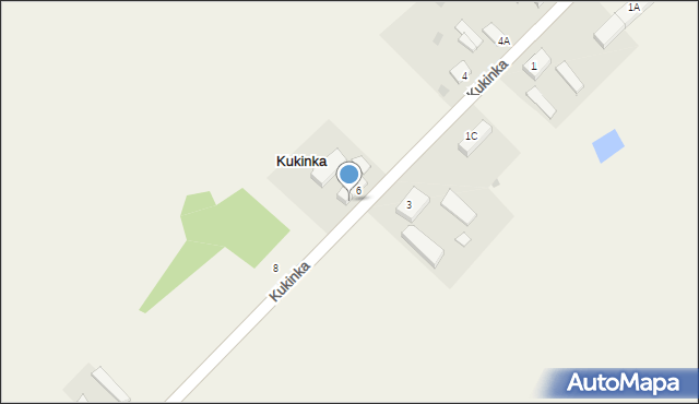 Kukinka, Kukinka, 6A, mapa Kukinka