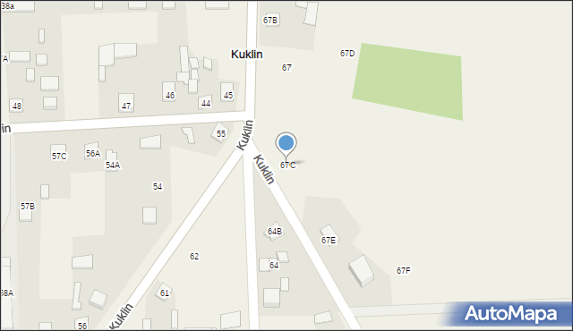 Kuklin, Kuklin, 67C, mapa Kuklin