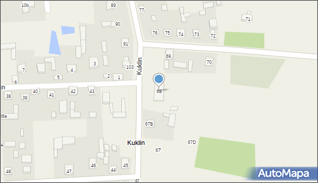 Kuklin, Kuklin, 68, mapa Kuklin