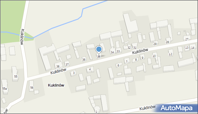 Kuklinów, Kuklinów, 35, mapa Kuklinów