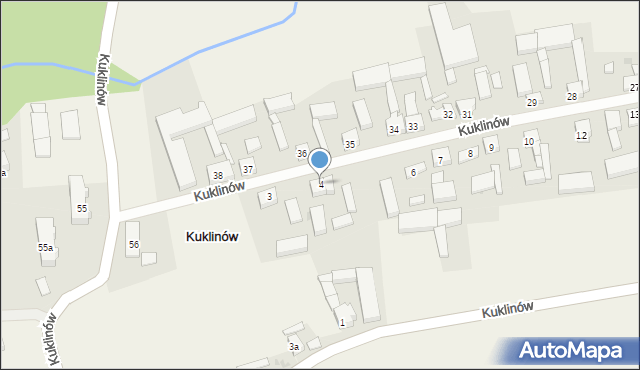Kuklinów, Kuklinów, 4, mapa Kuklinów