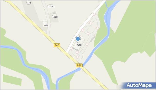 Kuków, Kuków, 104D, mapa Kuków