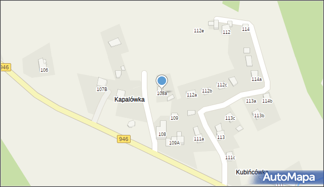 Kuków, Kuków, 108a, mapa Kuków