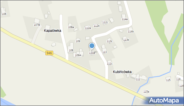 Kuków, Kuków, 111a, mapa Kuków