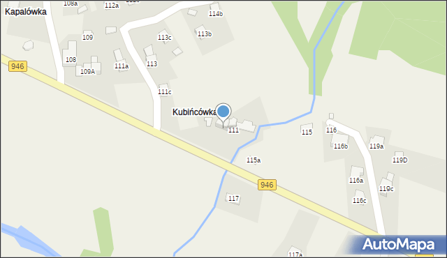 Kuków, Kuków, 111b, mapa Kuków