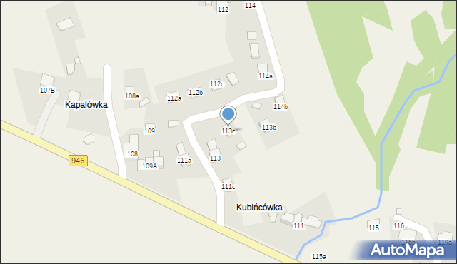 Kuków, Kuków, 113c, mapa Kuków