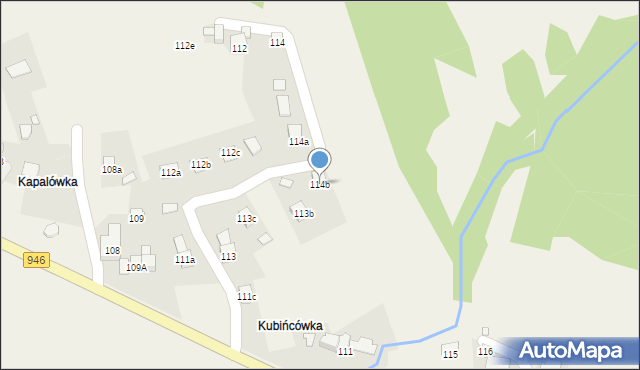 Kuków, Kuków, 114b, mapa Kuków