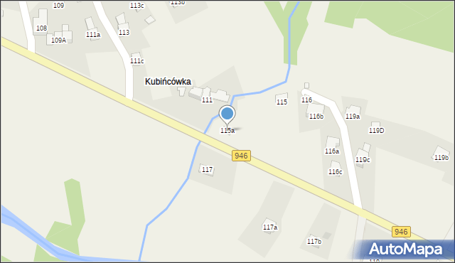 Kuków, Kuków, 115a, mapa Kuków