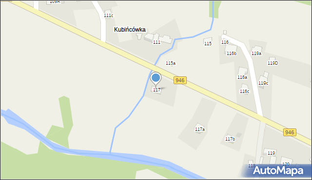 Kuków, Kuków, 117, mapa Kuków