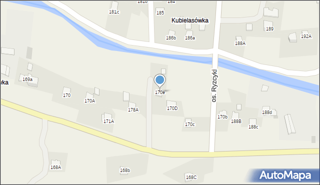 Kuków, Kuków, 170e, mapa Kuków