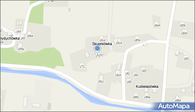 Kuków, Kuków, 171, mapa Kuków