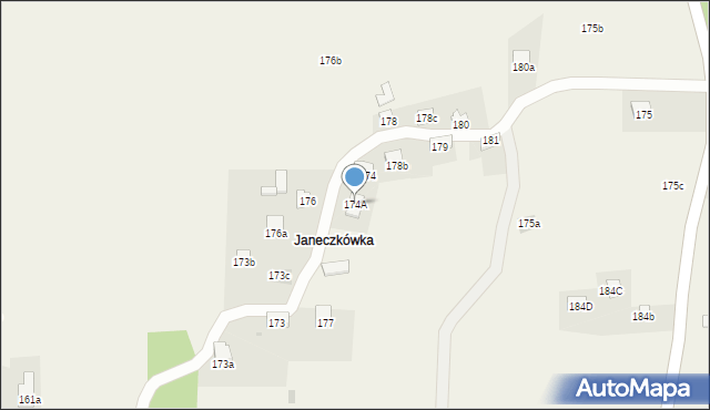 Kuków, Kuków, 174A, mapa Kuków