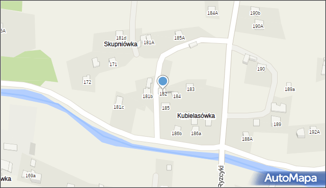 Kuków, Kuków, 182, mapa Kuków