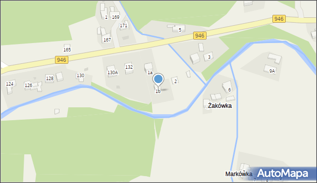 Kuków, Kuków, 1b, mapa Kuków