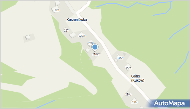 Kuków, Kuków, 230a, mapa Kuków