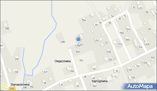 Kuków, Kuków, 50a, mapa Kuków