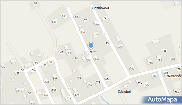 Kuków, Kuków, 68, mapa Kuków