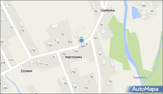 Kuków, Kuków, 79, mapa Kuków