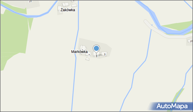 Kuków, Kuków, 8, mapa Kuków