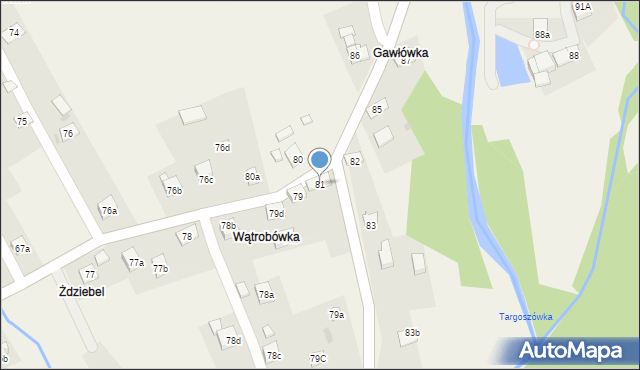 Kuków, Kuków, 81, mapa Kuków