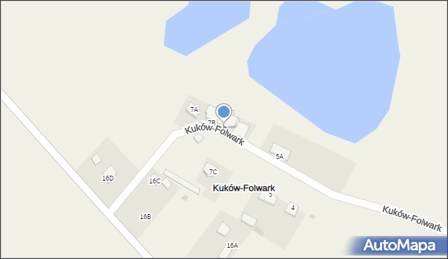 Kuków-Folwark, Kuków-Folwark, 7, mapa Kuków-Folwark