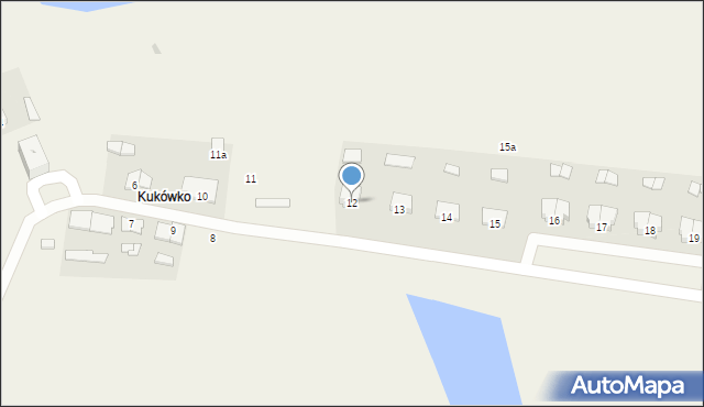 Kukówko, Kukówko, 12, mapa Kukówko