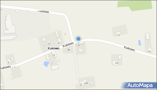 Kukowo, Kukowo, 11, mapa Kukowo