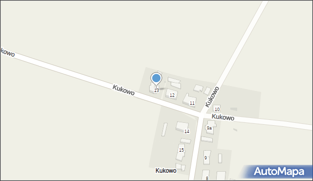 Kukowo, Kukowo, 13, mapa Kukowo