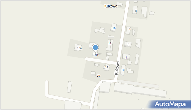 Kukowo, Kukowo, 17B, mapa Kukowo