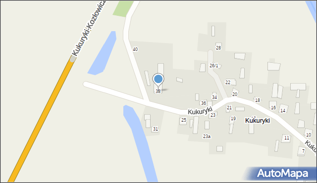 Kukuryki, Kukuryki, 38, mapa Kukuryki