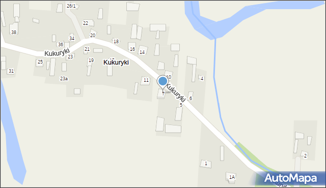 Kukuryki, Kukuryki, 7, mapa Kukuryki