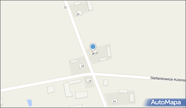 Kułakowice Trzecie, Kułakowice Trzecie, 18, mapa Kułakowice Trzecie