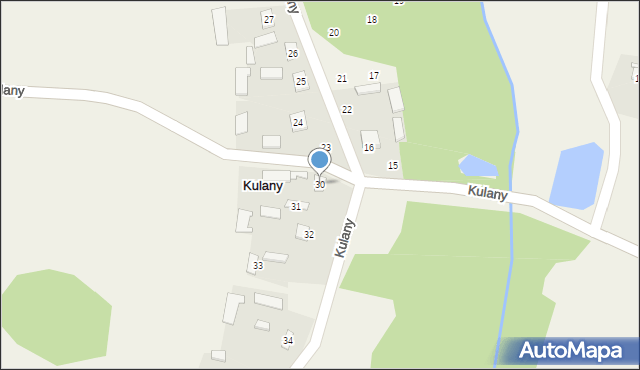 Kulany, Kulany, 30, mapa Kulany