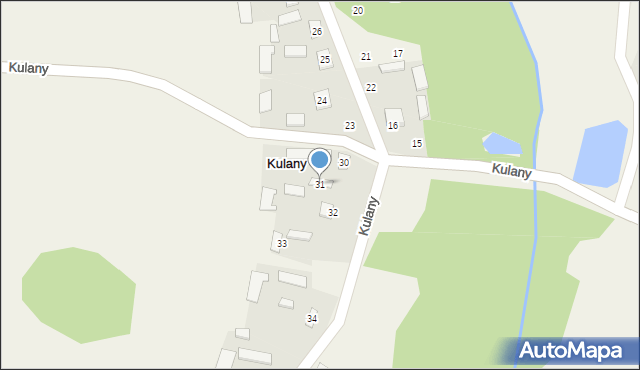 Kulany, Kulany, 31, mapa Kulany