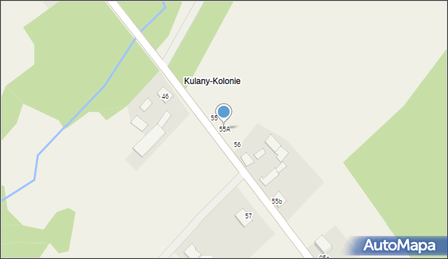 Kulany, Kulany, 55A, mapa Kulany